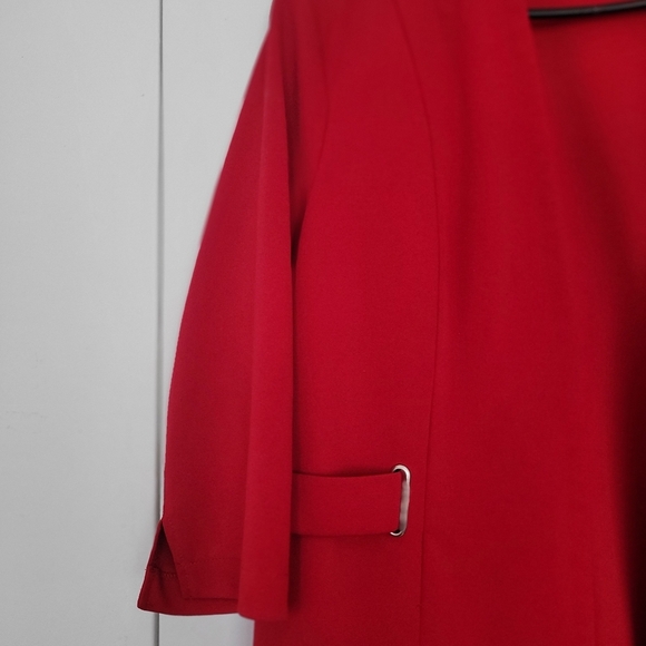 89th + Madison 3/4 length red Blazer - Picture 3 of 8